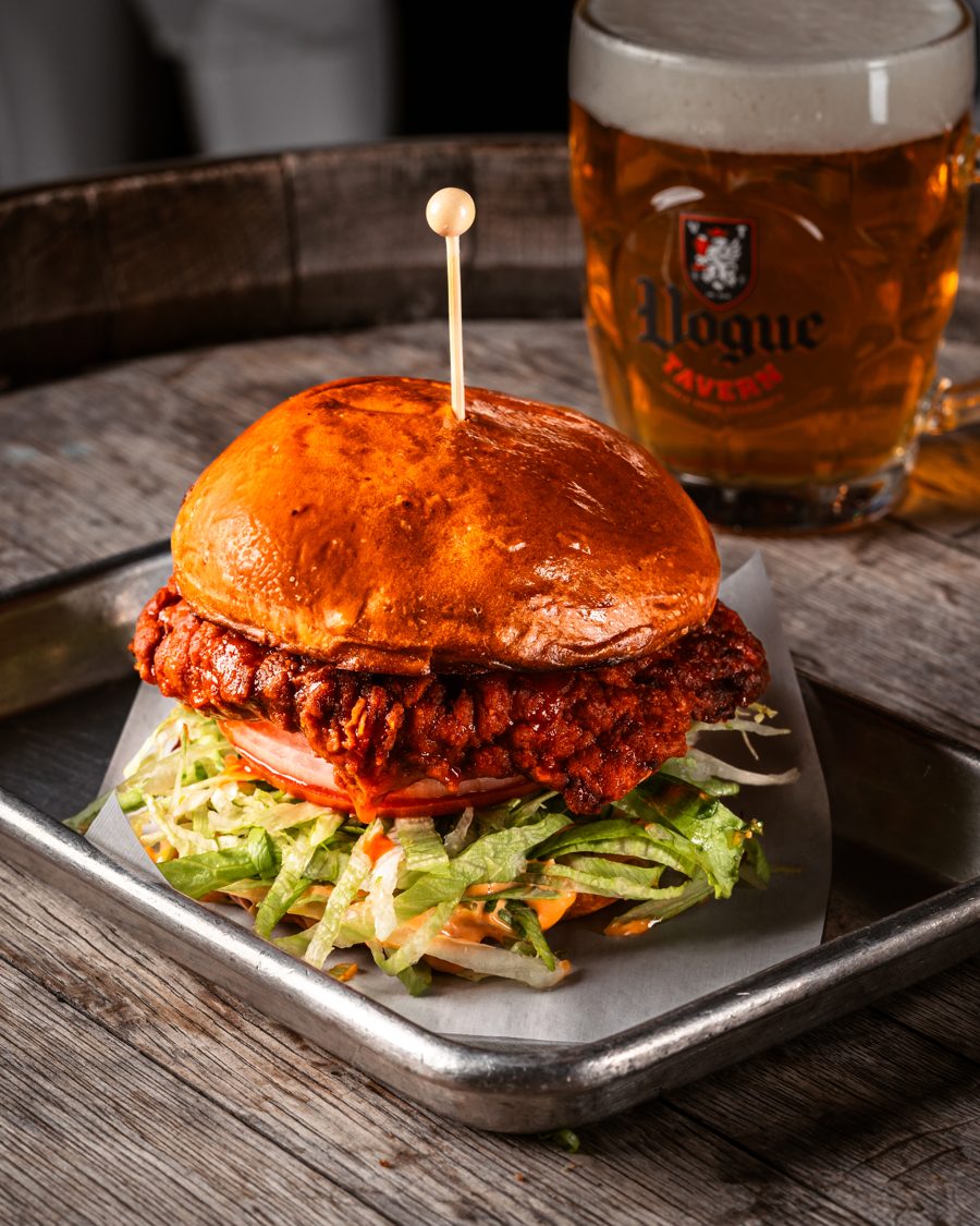 Spicy chicken sandwich